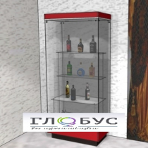 Витрина музейная с фризом и полками - «globural.ru» - Рузаевка