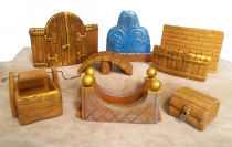 Набор глиняных фигурок (малые архитектурные формы) для песочной терапии - «globural.ru» - Рузаевка