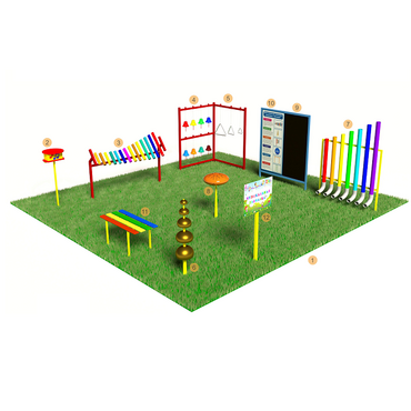 Музыкальная площадка (комплект Оптима без ограждения) - «globural.ru» - Рузаевка