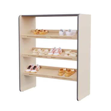 Полка для обуви во входную группу из коллекции мебели «НЕГА» (цвет бежевый) - «globural.ru» - Рузаевка