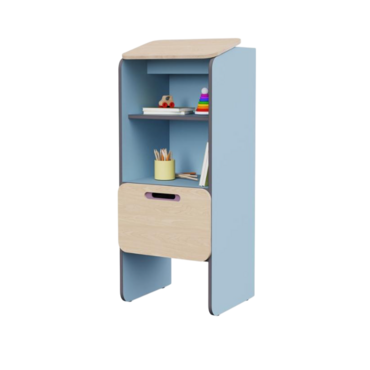 Родительский столик для записей во входную группу из коллекции мебели «НЕГА» (цвет голубой) - «globural.ru» - Рузаевка