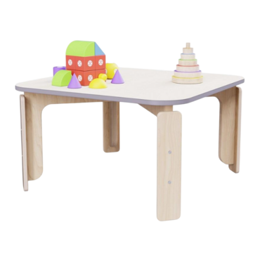 Квадратный растущий стол из коллекции «НЕГА» р.гр. 2-3 (цвет бежевый) - «globural.ru» - Рузаевка