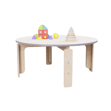 Круглый растущий стол из коллекции «НЕГА» р.гр. 2-3 (цвет бежевый) - «globural.ru» - Рузаевка