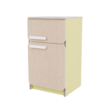 Холодильник из коллекции «НЕГА» (желтый) - «globural.ru» - Рузаевка