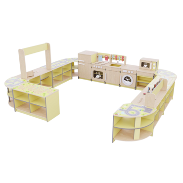 Игровая зона «Островок мастеров» из коллекции мебели «НЕГА» (желтый) - «globural.ru» - Рузаевка