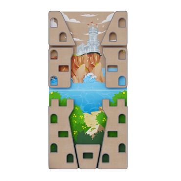 Скалодром для детей «Замок Ласточкино Гнездо в Крыму» из серии «Моя Россия» - «globural.ru» - Рузаевка