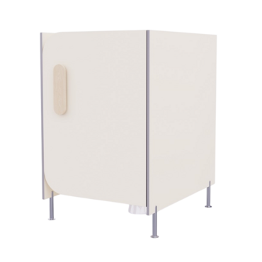 Гигиеническая кабинка из коллекции «НЕГА» (цвет бежевый) - «globural.ru» - Рузаевка