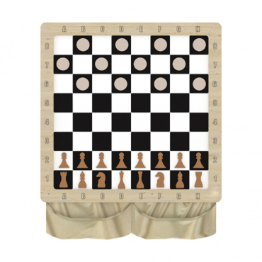 Настенная игра «2 в 1 шашки + шахматы» - «globural.ru» - Рузаевка