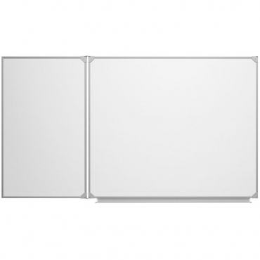 Доска магнитно-маркерная настенная двухэлементная белая полимерная - «globural.ru» - Рузаевка