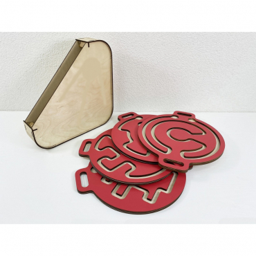 Комплект ручных балансиров для детей «Балу» (красный, 4 шт.) - «globural.ru» - Рузаевка