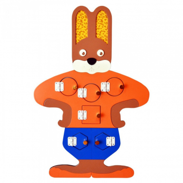 Бизиборд «Зайчик- Побегайчик» - «globural.ru» - Рузаевка