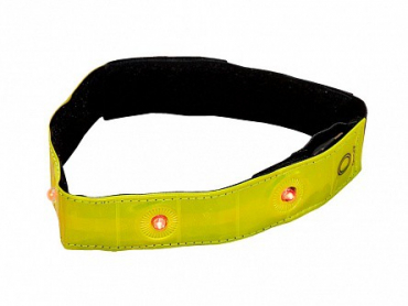 Световозвращающий светодиодный браслет на текстильной застежке - «globural.ru» - Рузаевка