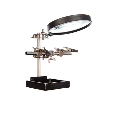 Держатель третья рука с лупой - «globural.ru» - Рузаевка