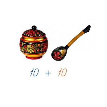 Счетный материал на магнитах "Хохлома" - «globural.ru» - Рузаевка