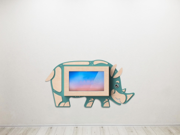 «Носорог» - Декоративная сенсорная панель 32" - «globural.ru» - Рузаевка