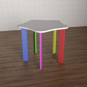 Детский стол «Радужное облачко» - «globural.ru» - Рузаевка