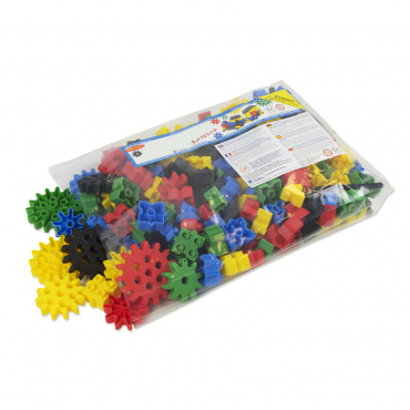 Конструктор  STEM Шестеренки начальный уровень 260 деталей - «globural.ru» - Рузаевка