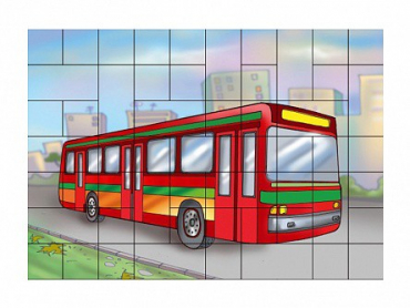Магниты-пазлы "Автобус" - «globural.ru» - Рузаевка