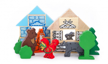 Комплект игрушек для сказкотерапии "Зайкина избушка" - «globural.ru» - Рузаевка