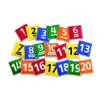 Набор "Мешочки с цифрами"  20 штук - «globural.ru» - Рузаевка