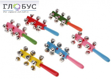 Набор "Погремушка с колокольчиками и ручкой" - «globural.ru» - Рузаевка