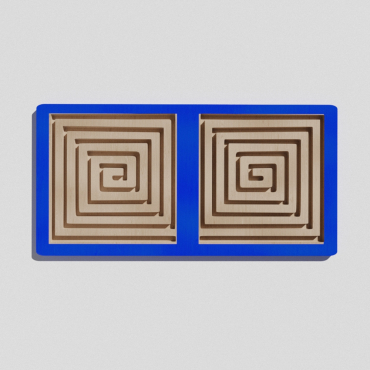 Такт-панель "Синий лабиринт №4" - «globural.ru» - Рузаевка