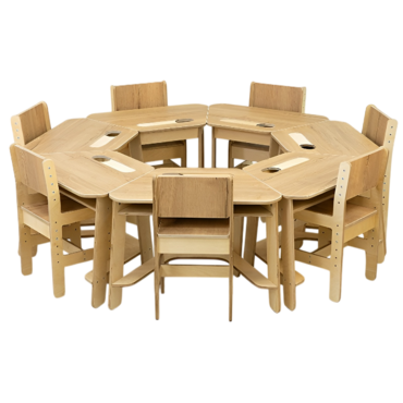 Комплект детских столов и стульев для детей с 3 до 7 лет (7 комплектов) - «globural.ru» - Рузаевка