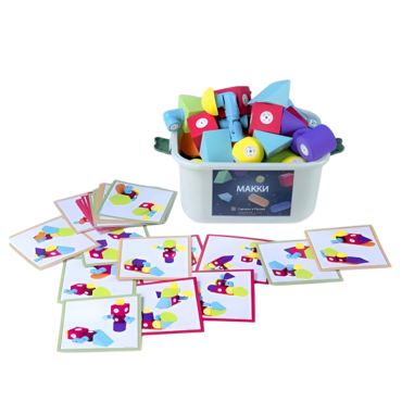 Мягкий магнитный конструктор "Макки 60" - «globural.ru» - Рузаевка