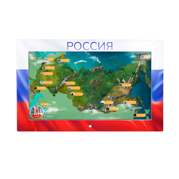 Интерактивная панель «Цвета России»  - «globural.ru» - Рузаевка