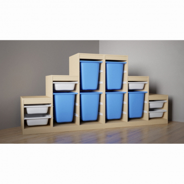 Стеллаж «Голубые облака» - «globural.ru» - Рузаевка