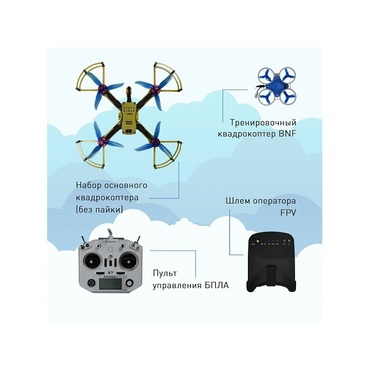 Образовательный набор квадрокоптера EdDron First (без пайки) - «globural.ru» - Рузаевка