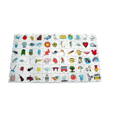 Образовательный конструктор "Мои первые слова" 66 деталей - «globural.ru» - Рузаевка