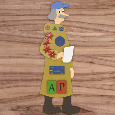 Бизиборд "Почтальон Печкин" - «globural.ru» - Рузаевка