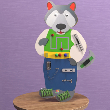 Бизиборд «Волчок-серый бочок» - «globural.ru» - Рузаевка