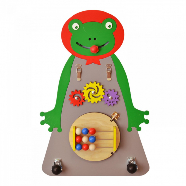 Бизиборд «Лягушка- Квакушка» - «globural.ru» - Рузаевка