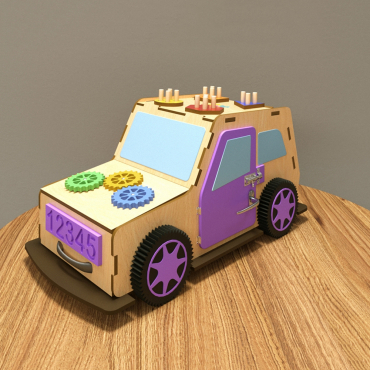 Бизикуб мобильный "Машинка" - «globural.ru» - Рузаевка