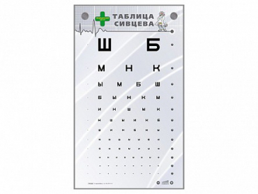 Интерактивный стенд "Таблица Сивцева" - «globural.ru» - Рузаевка