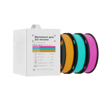 Набор Филамента для 3D-Печати "Яркий" - «globural.ru» - Рузаевка