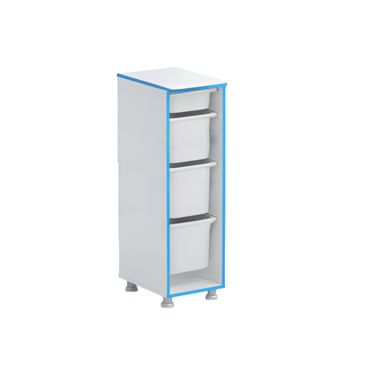 Стеллаж с лотками Робик 001 (белый) - «globural.ru» - Рузаевка