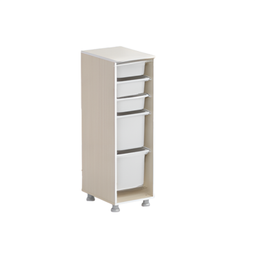 Стеллаж с лотками Робик 001 (дуб молочный) - «globural.ru» - Рузаевка