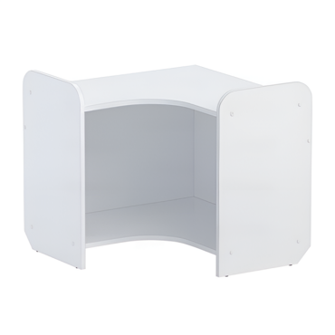 Стеллаж для игрушек и пособий "Росток 4" (белый) - «globural.ru» - Рузаевка