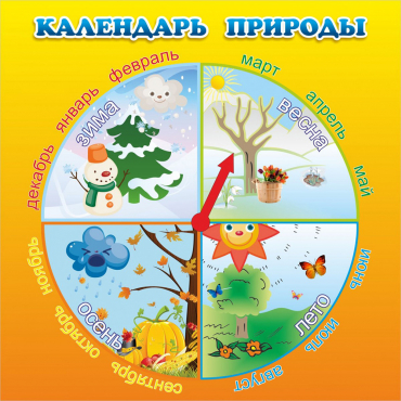 Стенд "Календарь природы" 0.5x0.5 - «globural.ru» - Рузаевка