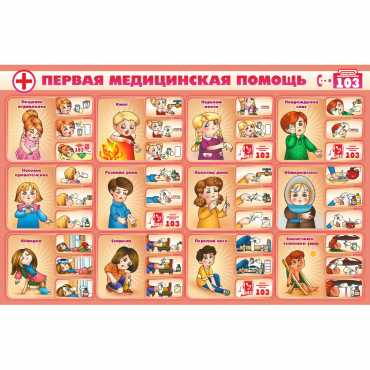 Стенд "Первая помощь" - «globural.ru» - Рузаевка
