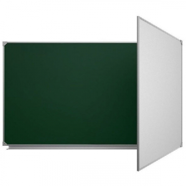 Доска аудиторная двухэлементная магнитная комбинированная эмалированная - «globural.ru» - Рузаевка