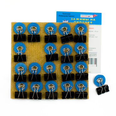 Набор "Зажимы на липучках"  - «globural.ru» - Рузаевка