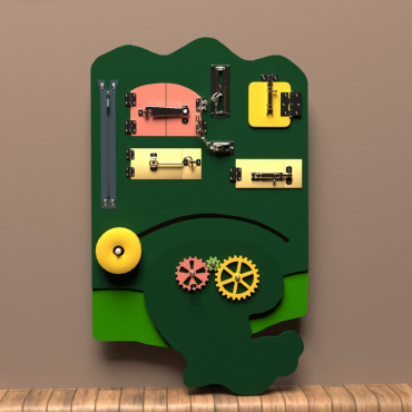 Бизиборд "Зелёная лапа" - «globural.ru» - Рузаевка