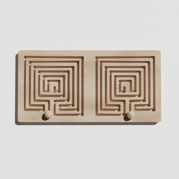 Такт-панель "Деревянный лабиринт №10" - «globural.ru» - Рузаевка