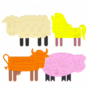 Набор тактильно-развивающих панелей «Ферма» - «globural.ru» - Рузаевка