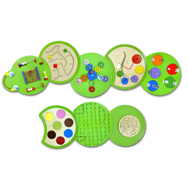 Тактильно-развивающая панель "Гусеница Жужа" - «globural.ru» - Рузаевка