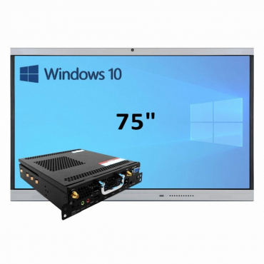 Интерактивная панель 75" (встроенный ПК, Win10, Intel i5) - «globural.ru» - Рузаевка